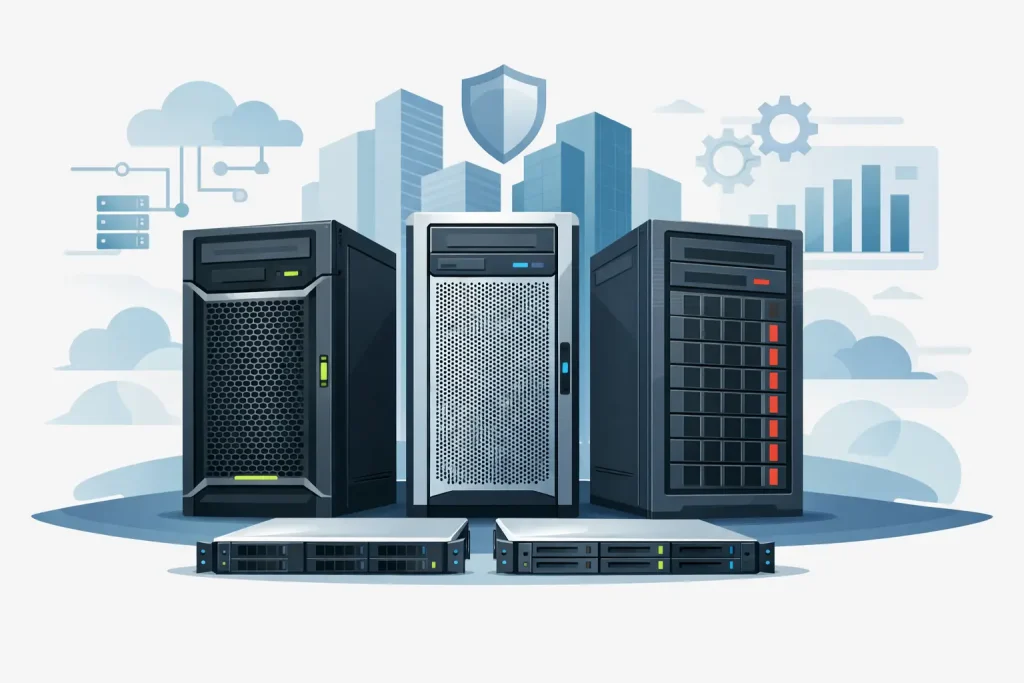 Compare HP Dell Lenovo Servers for Business