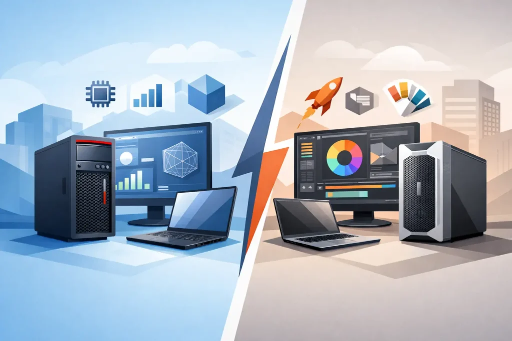 Lenovo vs HP Workstations for Business