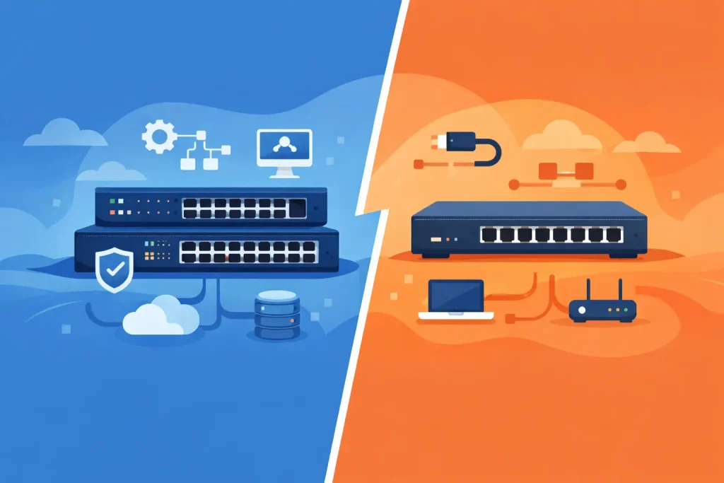 Managed vs Unmanaged Switches Explained