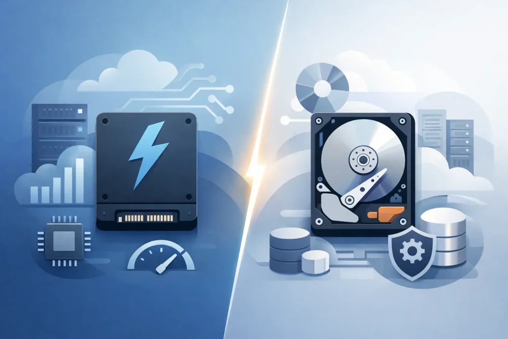 SSD vs HDD Storage for Business IT Systems